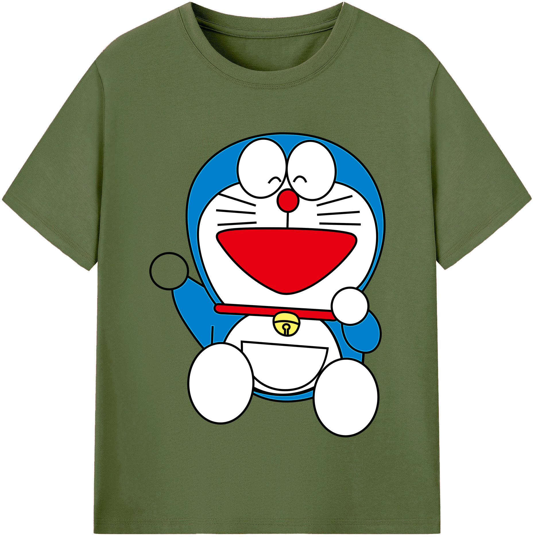 （画像用） ドラえもん Doraemon 綿100％半袖Tシャツ（フロントプリント）